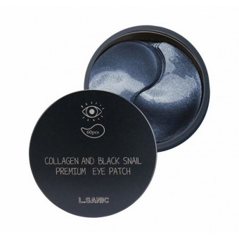 L'Sanic Collagen And Black Snail Premium Eye Patch - Патчи для глаз с коллагеном и муцином черной улитки